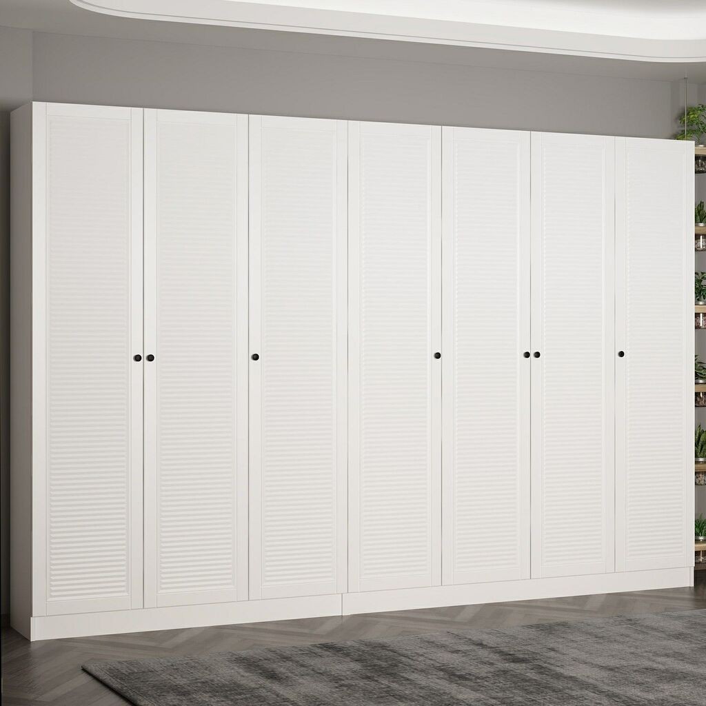 Hanah Home Ormar za hodnik Noah 8464, 315x210x35 cm, Beli