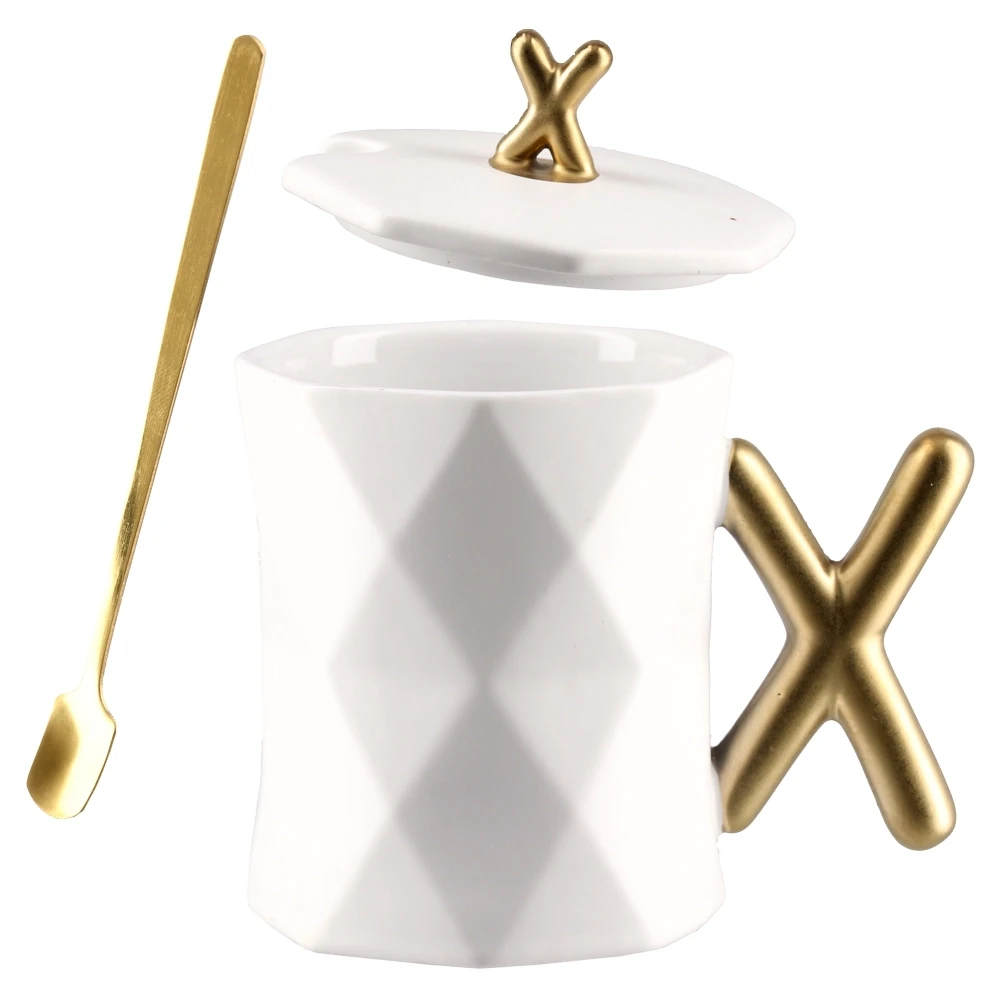 Šolja sa poklopcem X Moka, 350ml, Bela