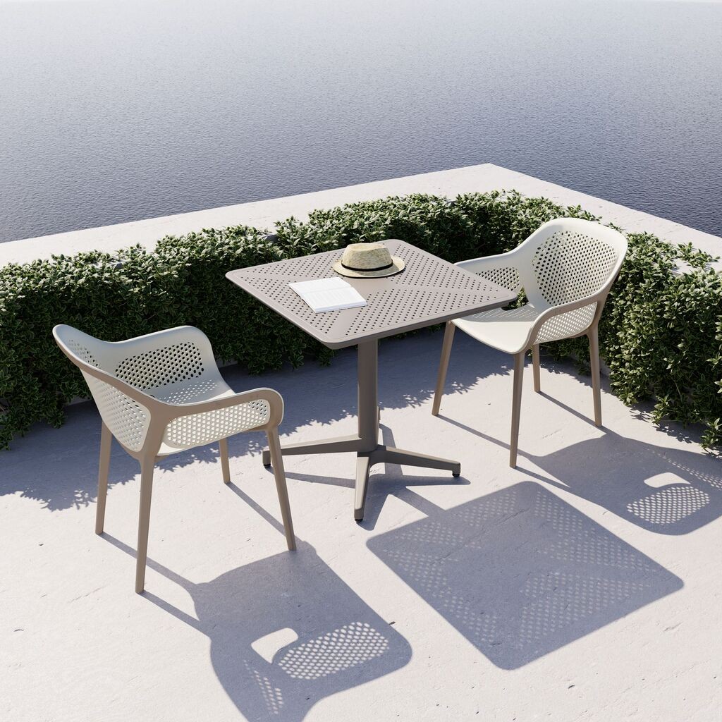 Hanah Home Sto na sklapanje Moon, 70x70x50 cm, Sivi