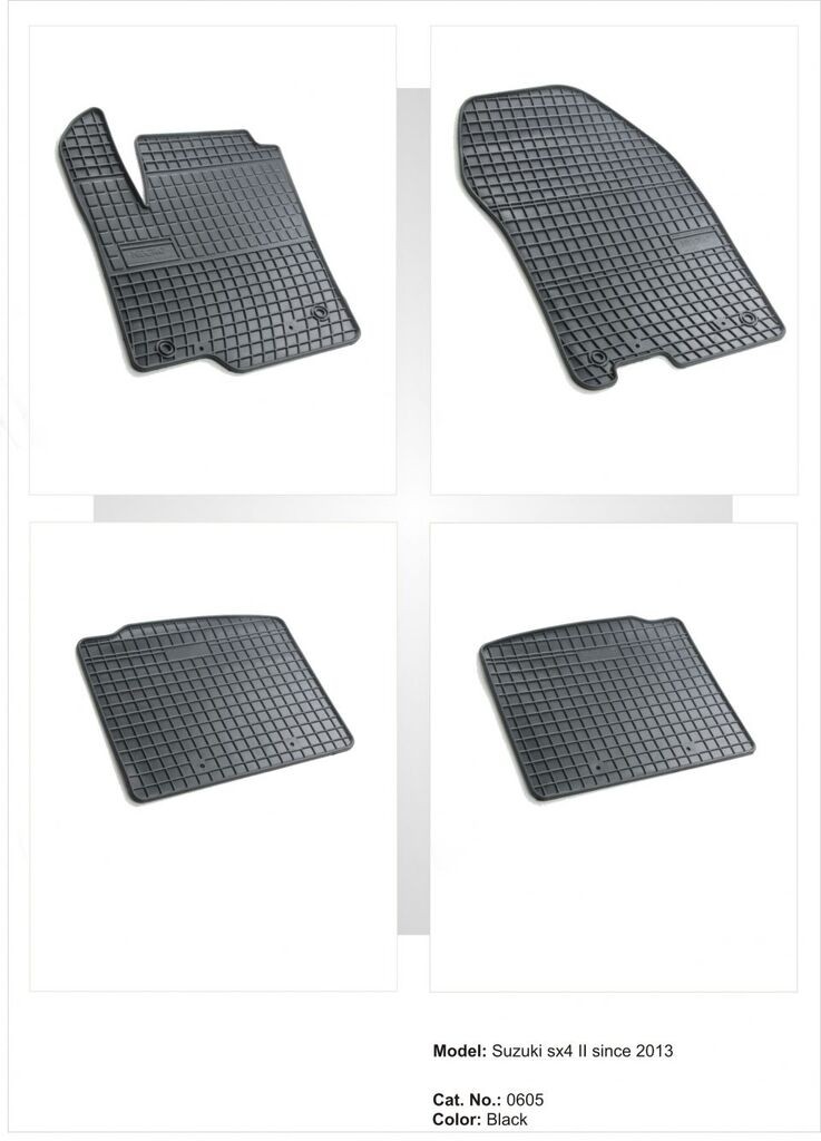 Frogum Tipske patosnice za  Suzuki SX4 / S-Cross (2013+)