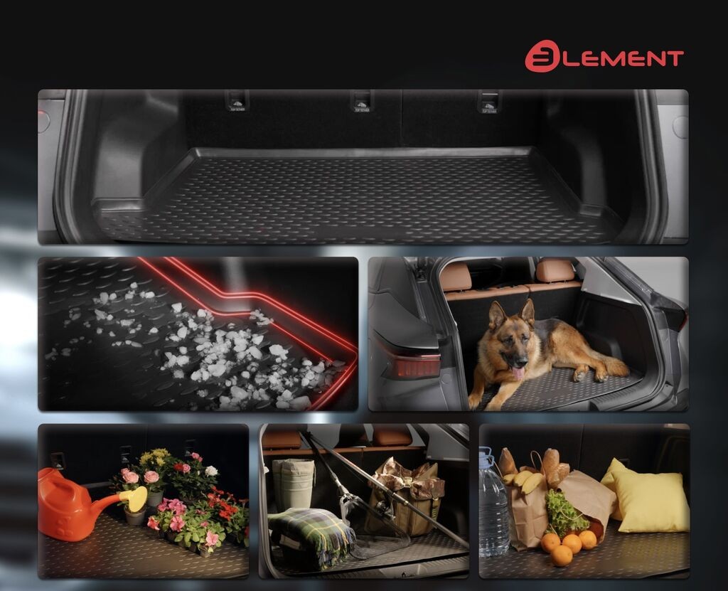 Tipska kadica za gepek Novline RENAULT Captur 2019-> Top trunk 1 pcs.