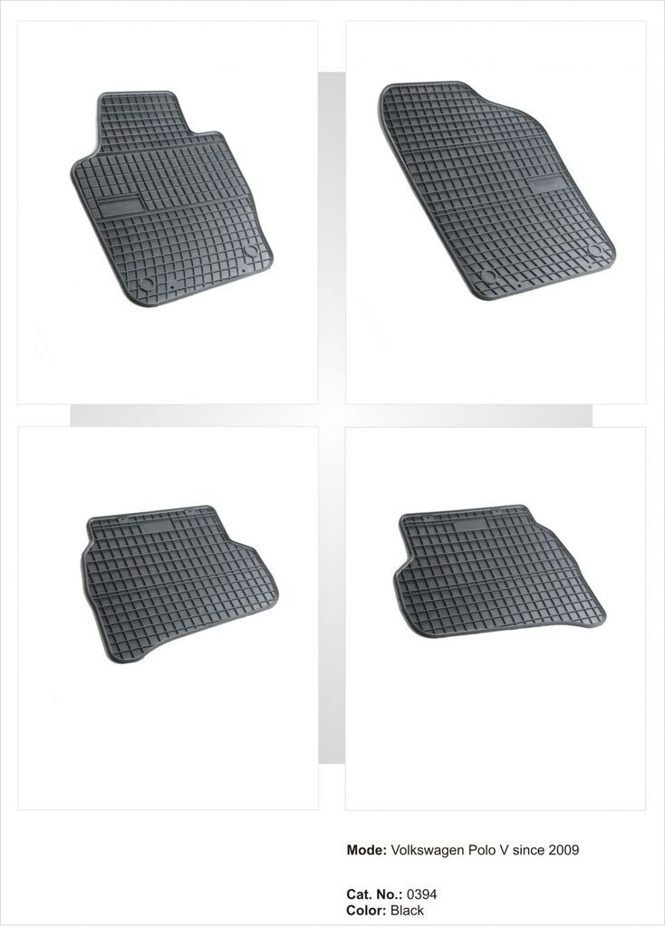 Frogum Tipske patosnice za  VW Polo 5 (2009-2017)