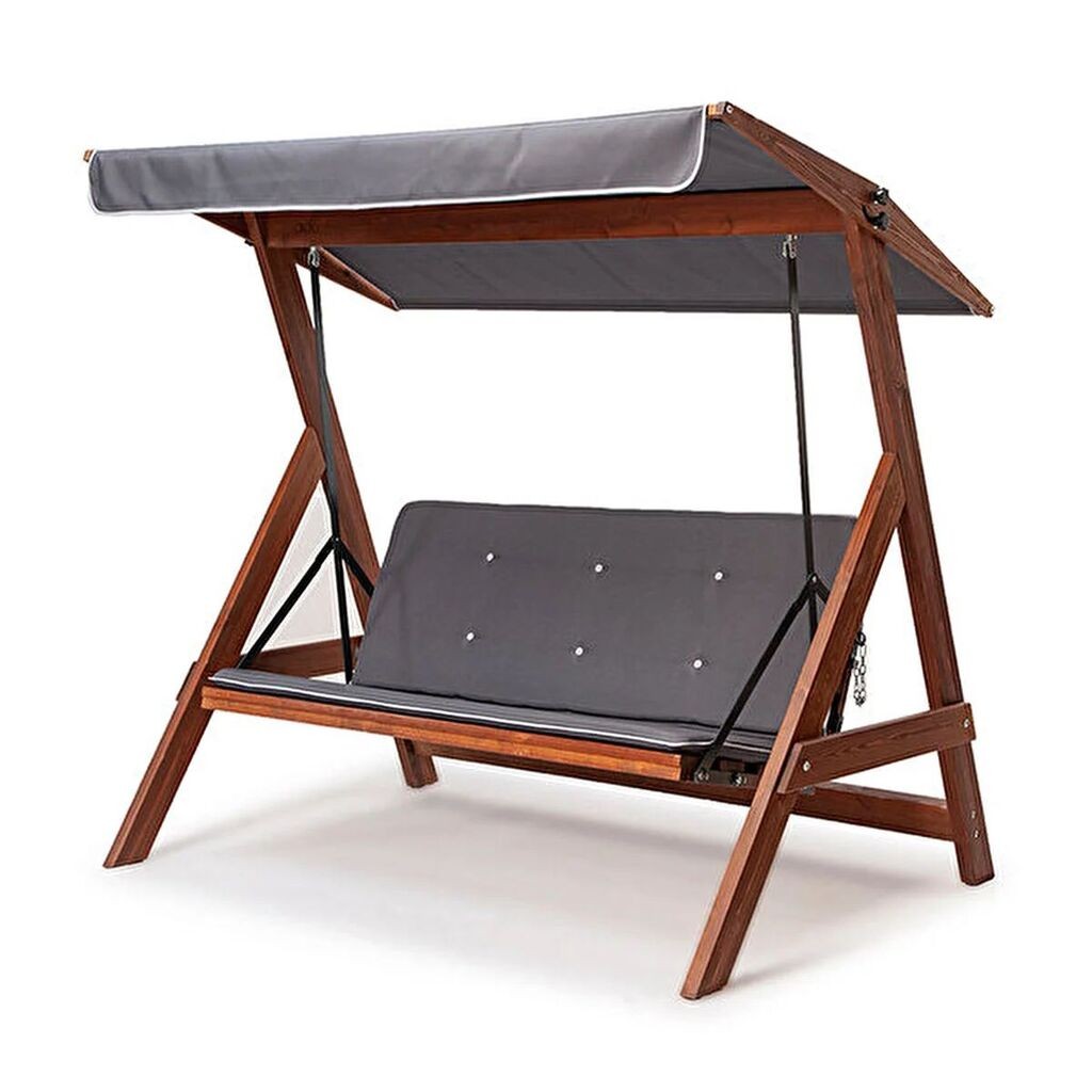 Hanah Home Baštenska ljuljaška Roma 2000, 190x120x180 cm, Antracit