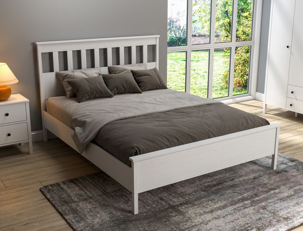 Hanah Home Francuski ležaj FRN-20063, 205x95x168 cm, Beli