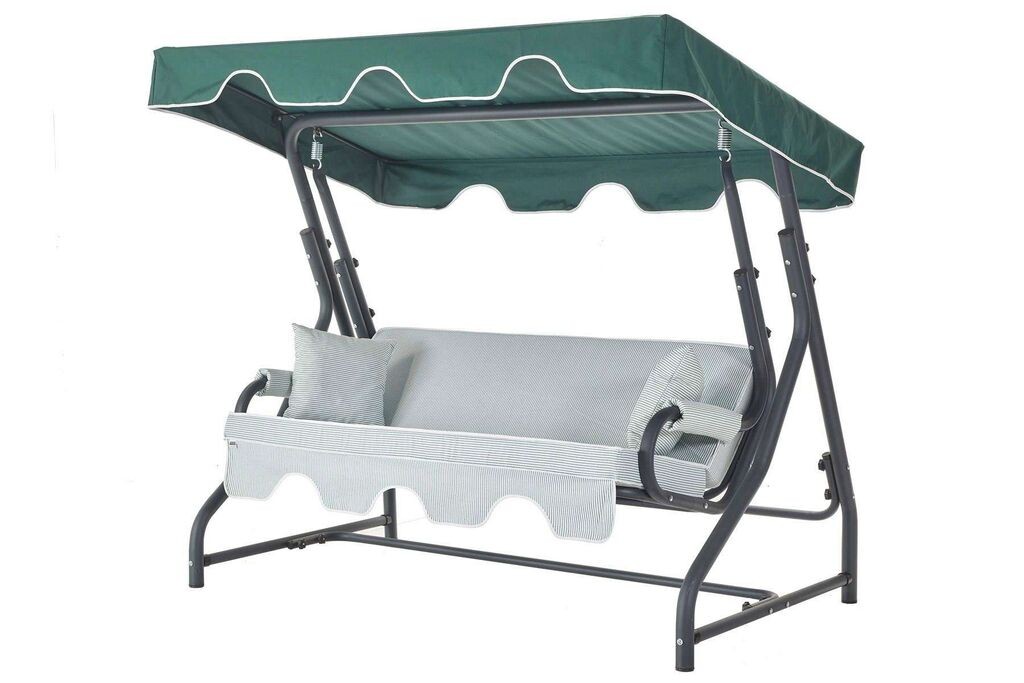 Hanah Home Baštenska ljuljaška Ruta, 200x170x110 cm, Zelena