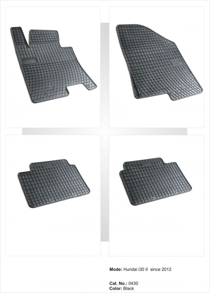 Frogum Tipske patosnice za  Hyundai i30 2 (2012-2016)