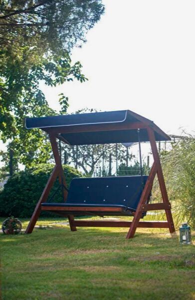 Hanah Home Baštenska ljuljaška Roma 2002, 190x120x180 cm, Teget