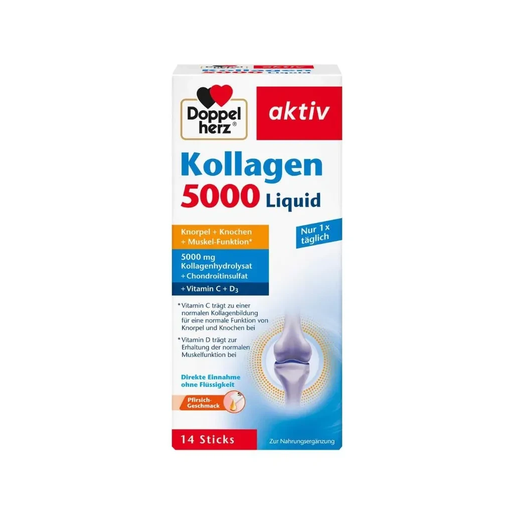 Doppel Herz® Kolagen 5000 Liquid, 14 kesica