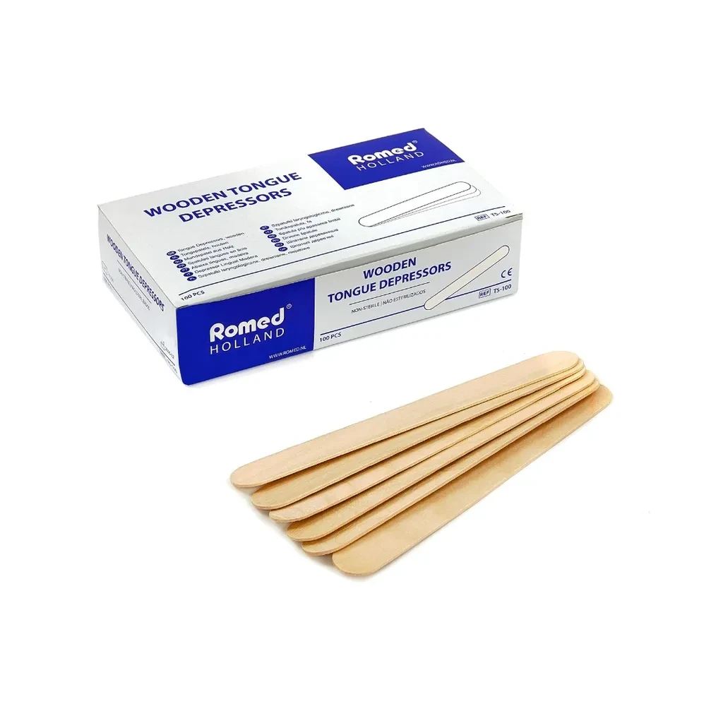 Romed Drvene špatule, 100 komada