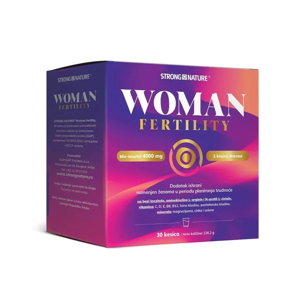 Strong Nature® Dodatak ishrani Woman fertility, 30 kesica