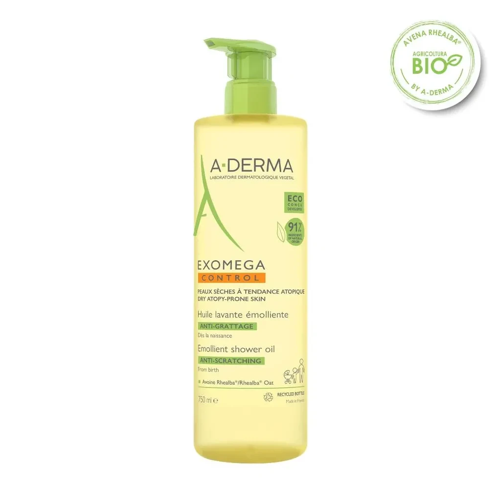 A-derma Exomega control Ulje za tuširanje, 750 ml