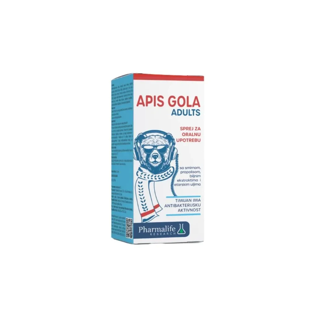 Pharmalife Oralni sprej Apis Gola, Za odrasle, 20 ml