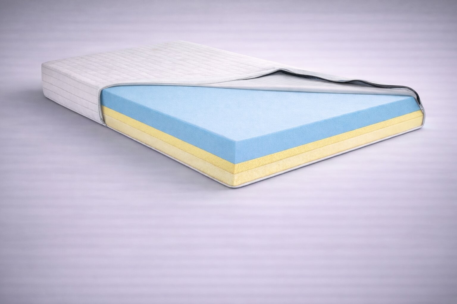 SRPT Halas Dušek Memory, 90x200 cm, Beli