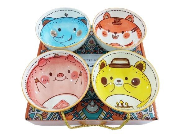 Asch Set keramičkih činija Tableware, 4 komada