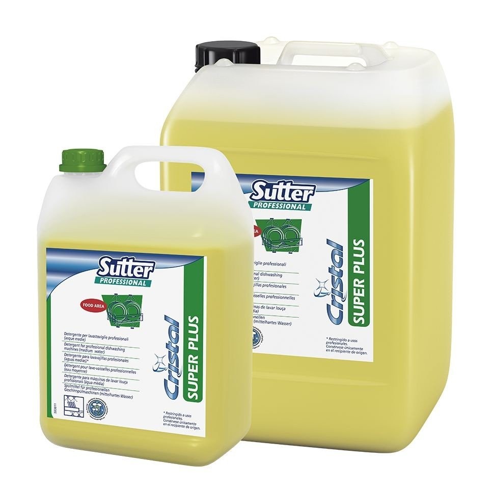 SUTTER Sredstvo za mašinsko pranje sudova za srednje tvrdu vodu Super Plus, 6 L
