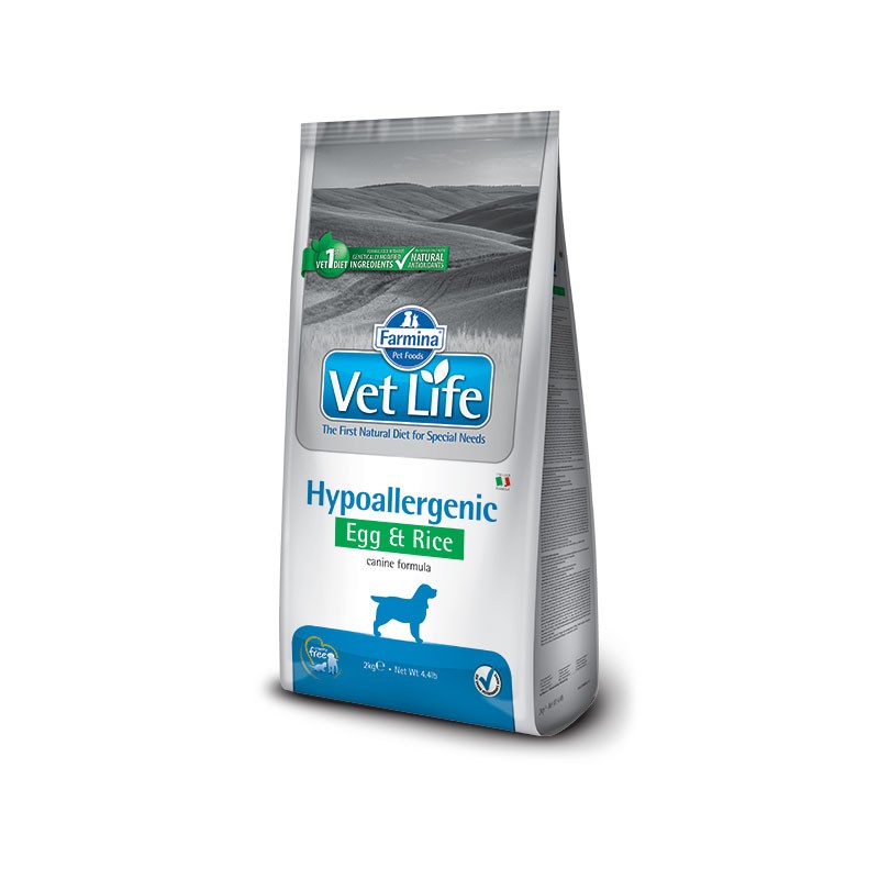 FARMINA VET LIFE Dijetetska hrana za pse Hipoallergenic, Jaja i pirinač, 2kg