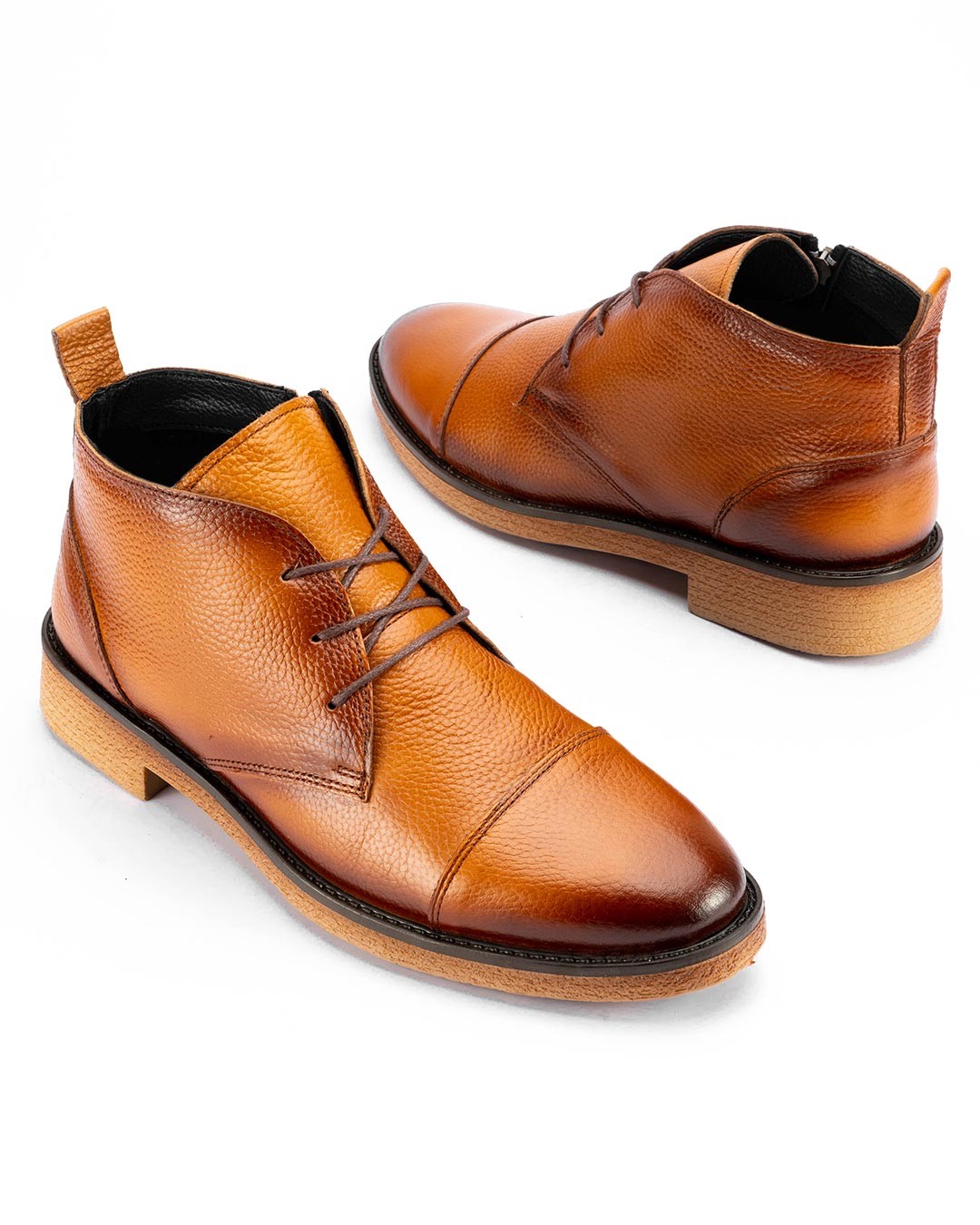 LA FORCE Muške kožne cipele DC-5002, Svetlobraon