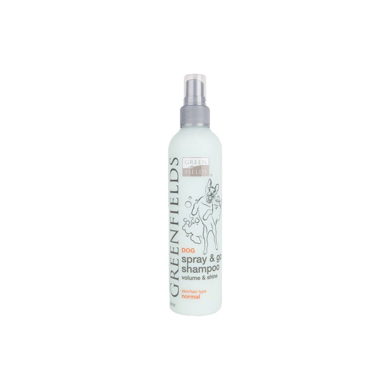 GREEN FIELDS Šampon za pse spray and go, 250ml