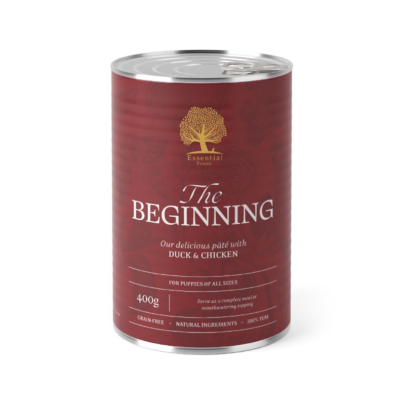 ESSENTIAL Vlažna hrana za pse Beginning, Pačetina, 400g