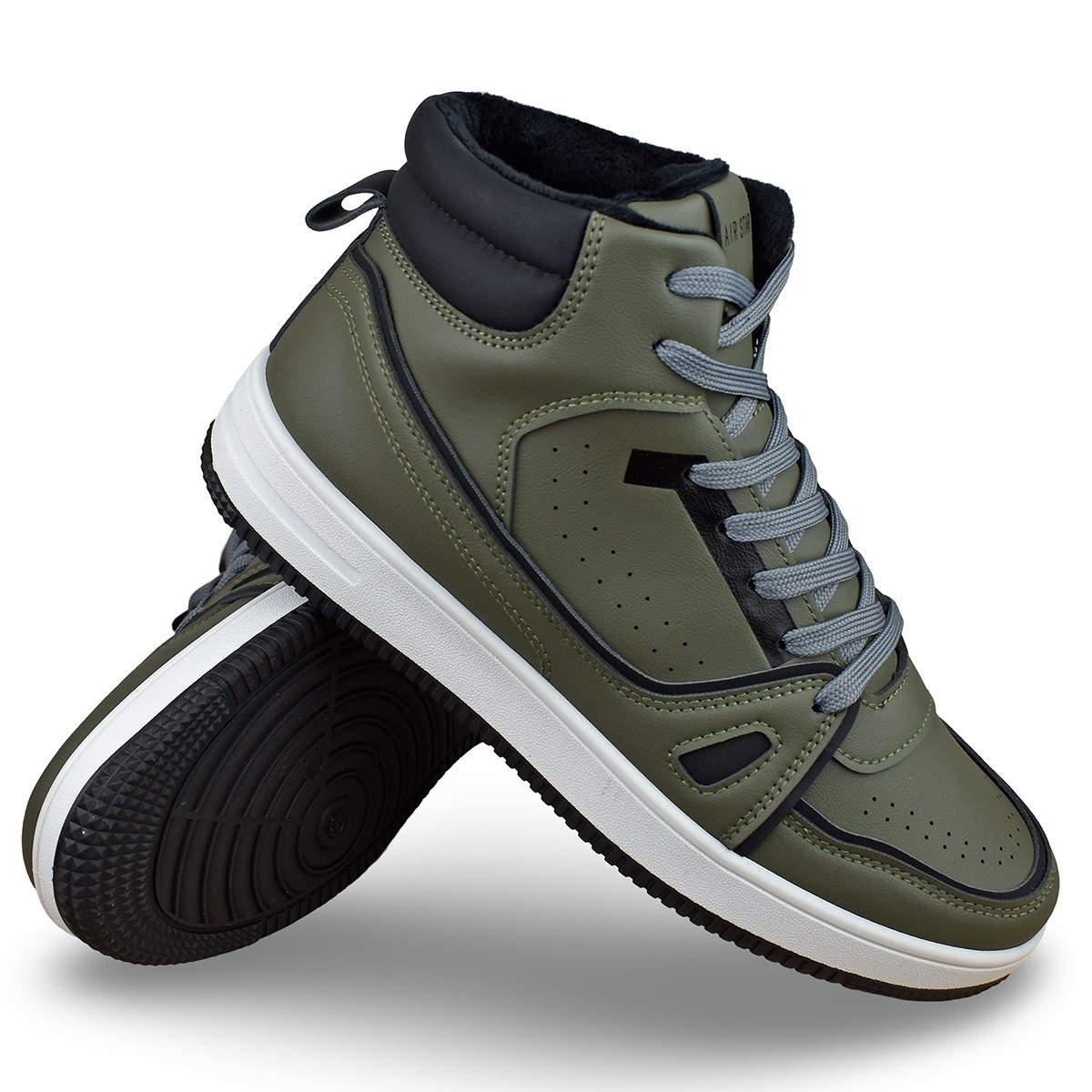 Muške duboke patike Mat Star 164221, Zelene