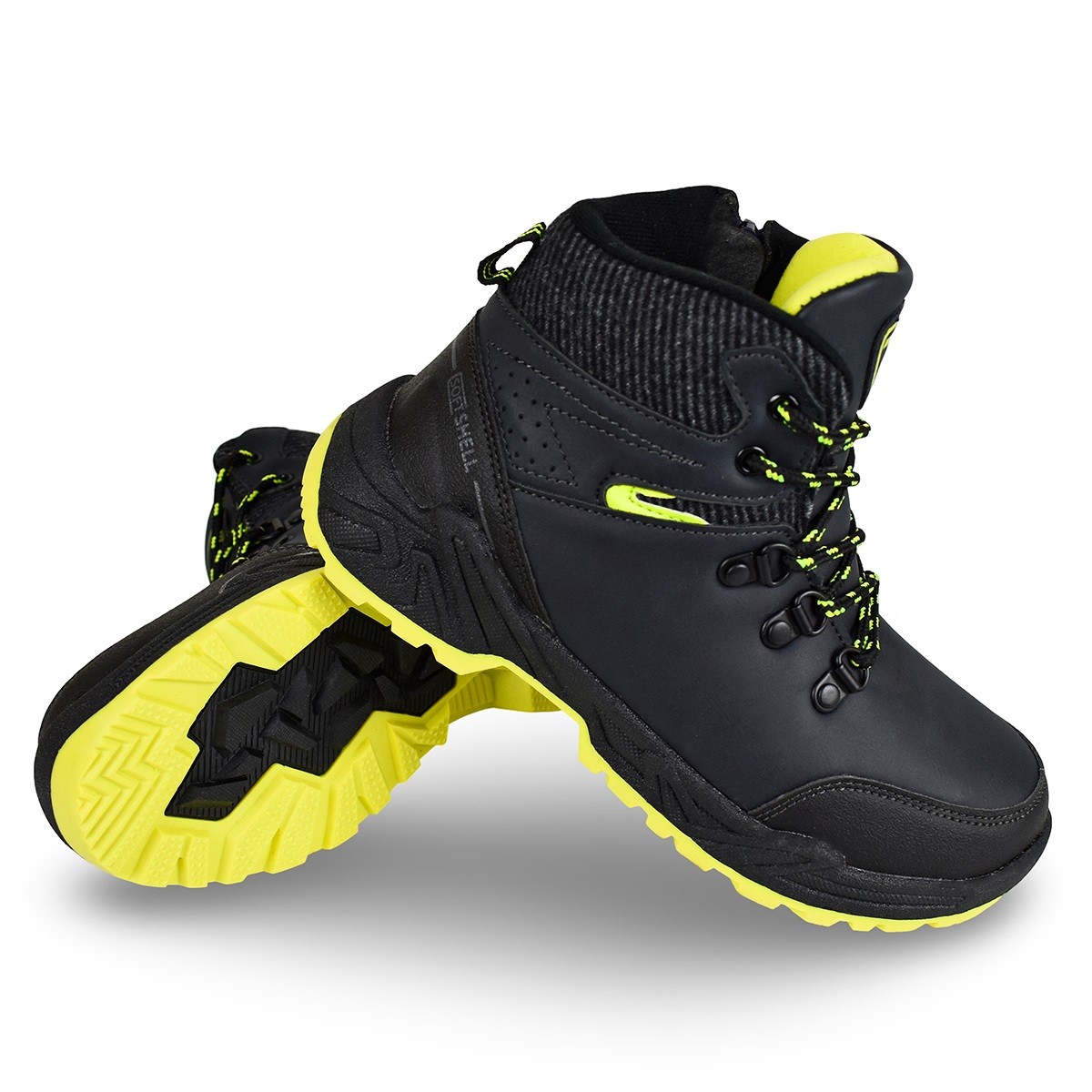 Dečje čizme Mat Star 194052, Crno - Žute