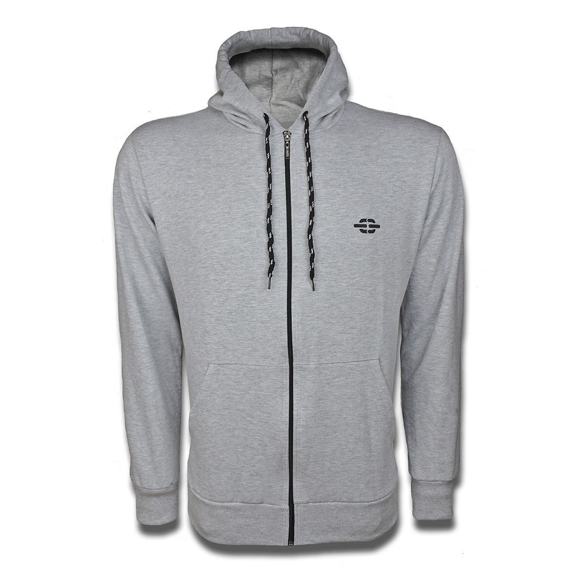 Muški duks sa kapuljačom Break Limit M4,  Sivi