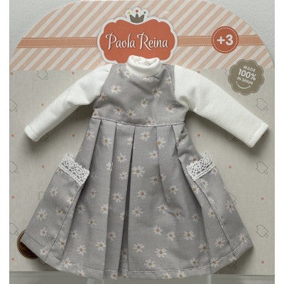 Paola Reina Odeća za lutku Leonu, 32cm, Siva