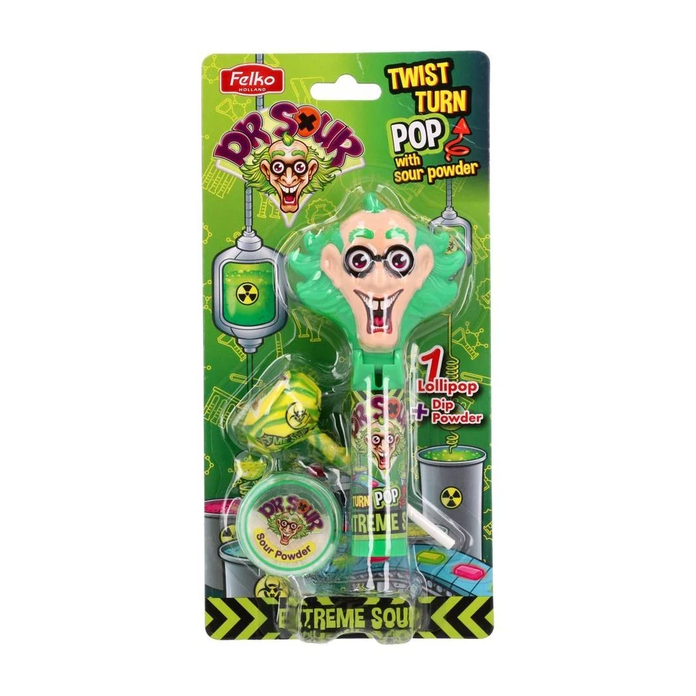 Felko Holland Lizalica-bombona Dr Sour Twist & Turn, Limun