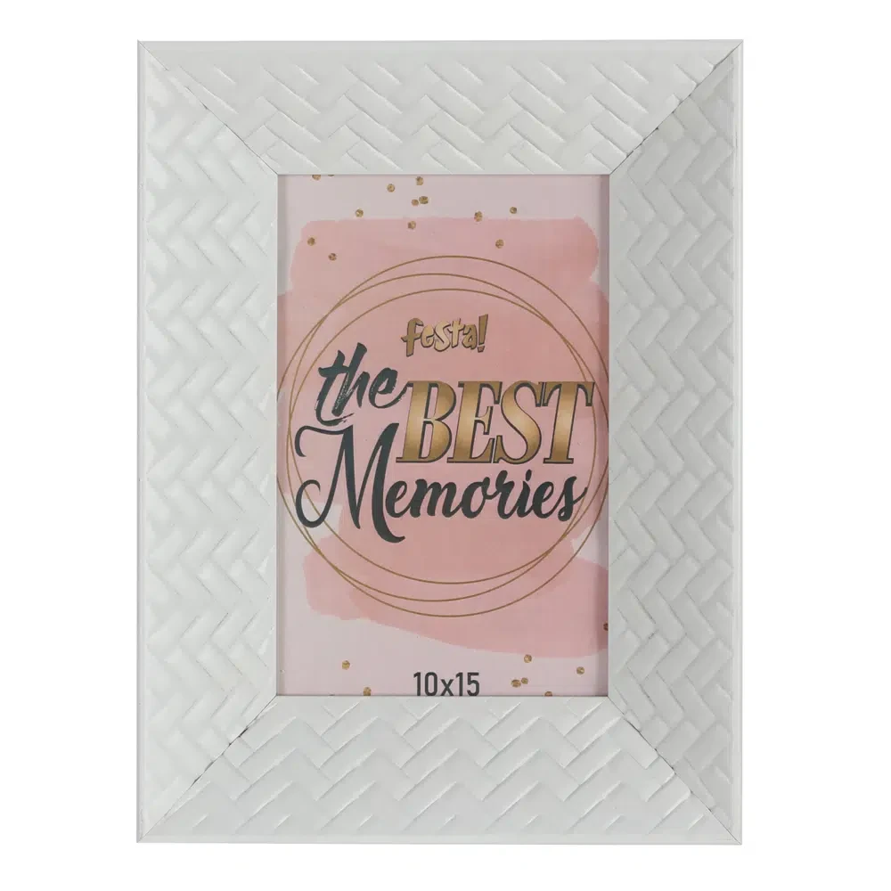 Festa Ram za fotografiju, 10x15cm, Beli