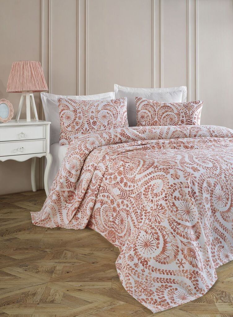 L'essentiel Maison Double Prekrivač Loop, 200 x 235 cm, Narandžasti