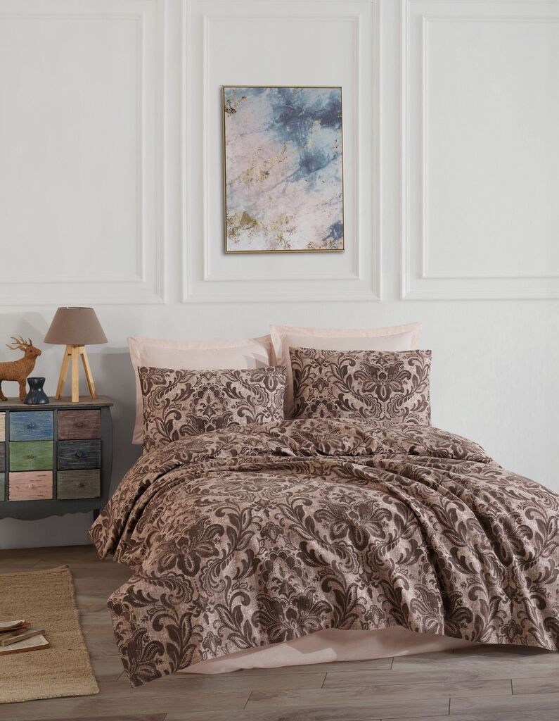 L'essentiel Maison Komplet posteljine Muster, 160x235 cm, Braon