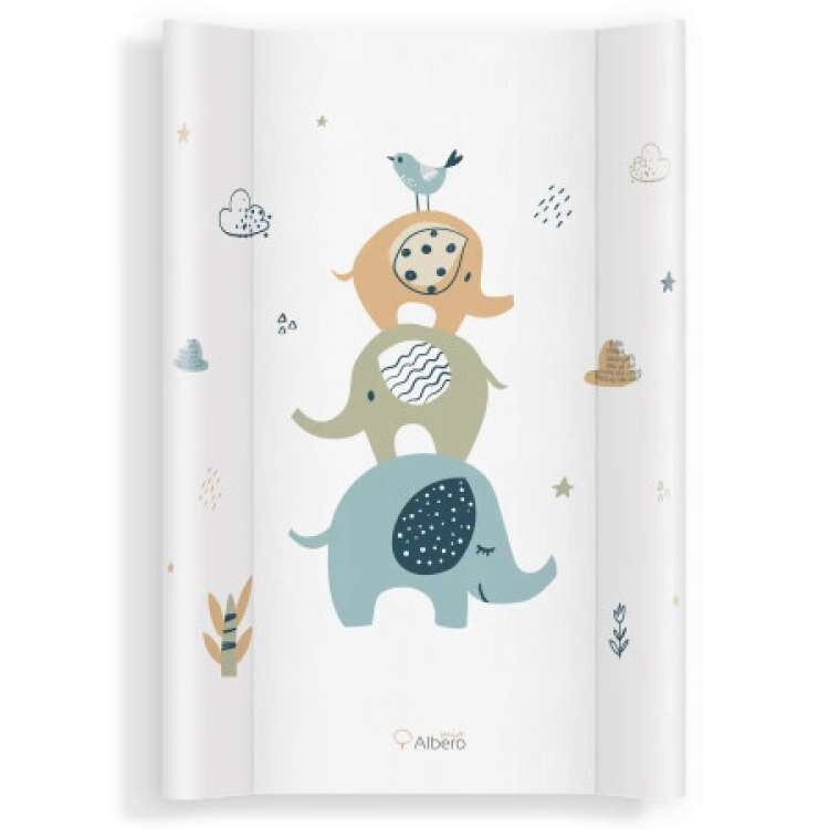 AlberoMio Podloga za presvlačenje dece, Bela