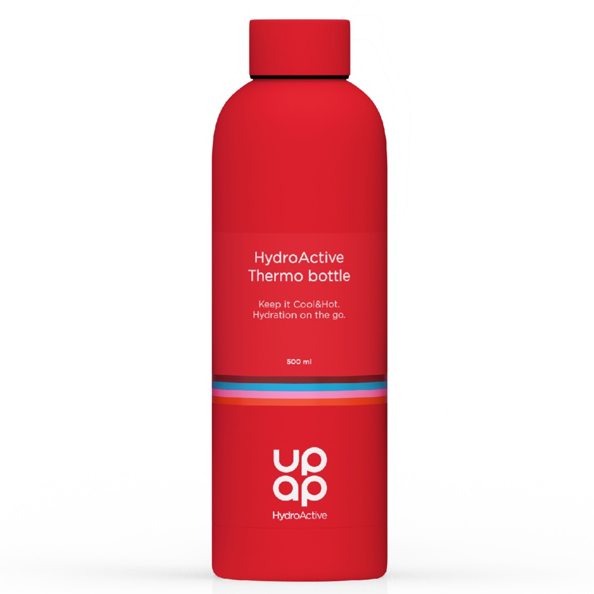 UpAp Metalna termo boca Hydractive, 500ml, Crvena