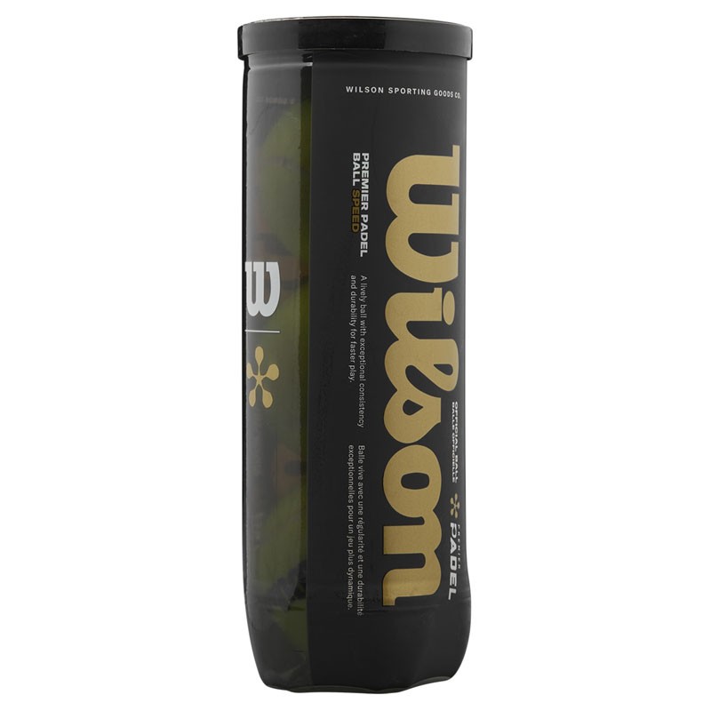 WILSON Loptice Premier Padel Speed 3 Ball Can