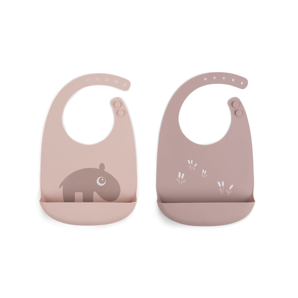 DONE BY DEER Portikla Ozzo, Silikonska, 2 komada, Roze