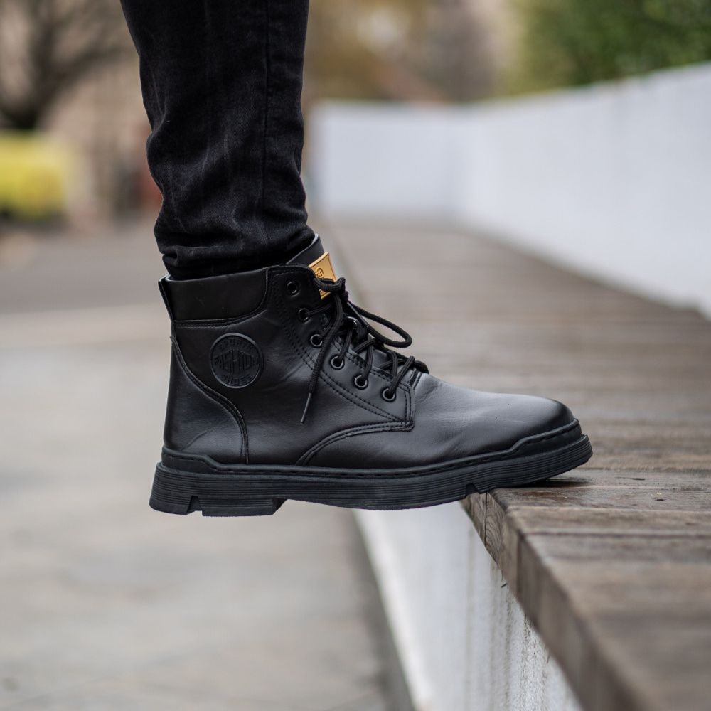 RM Fashion Muške čizme Look RM523, Crne