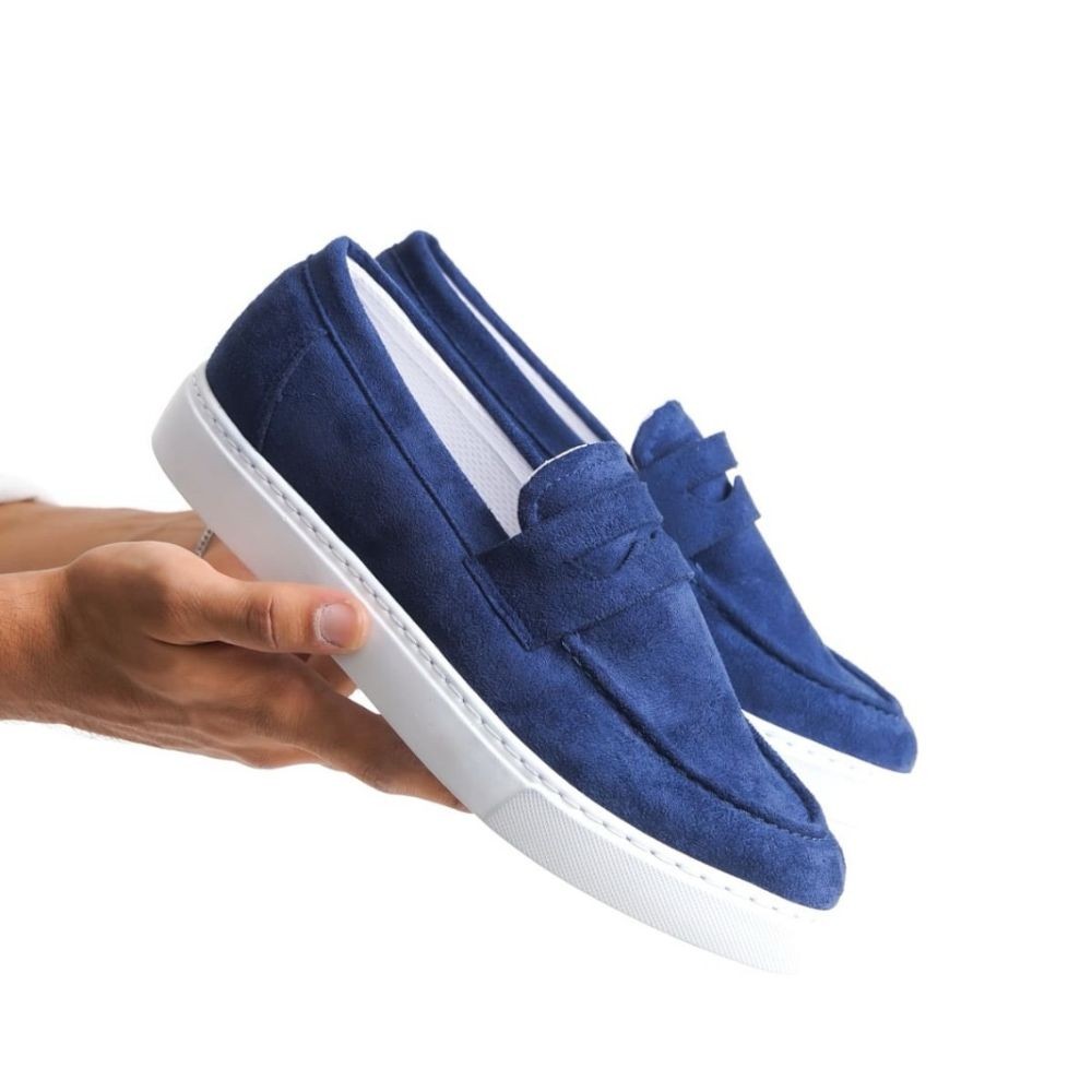 RM Fashion Muške mokasine RM701, Teget