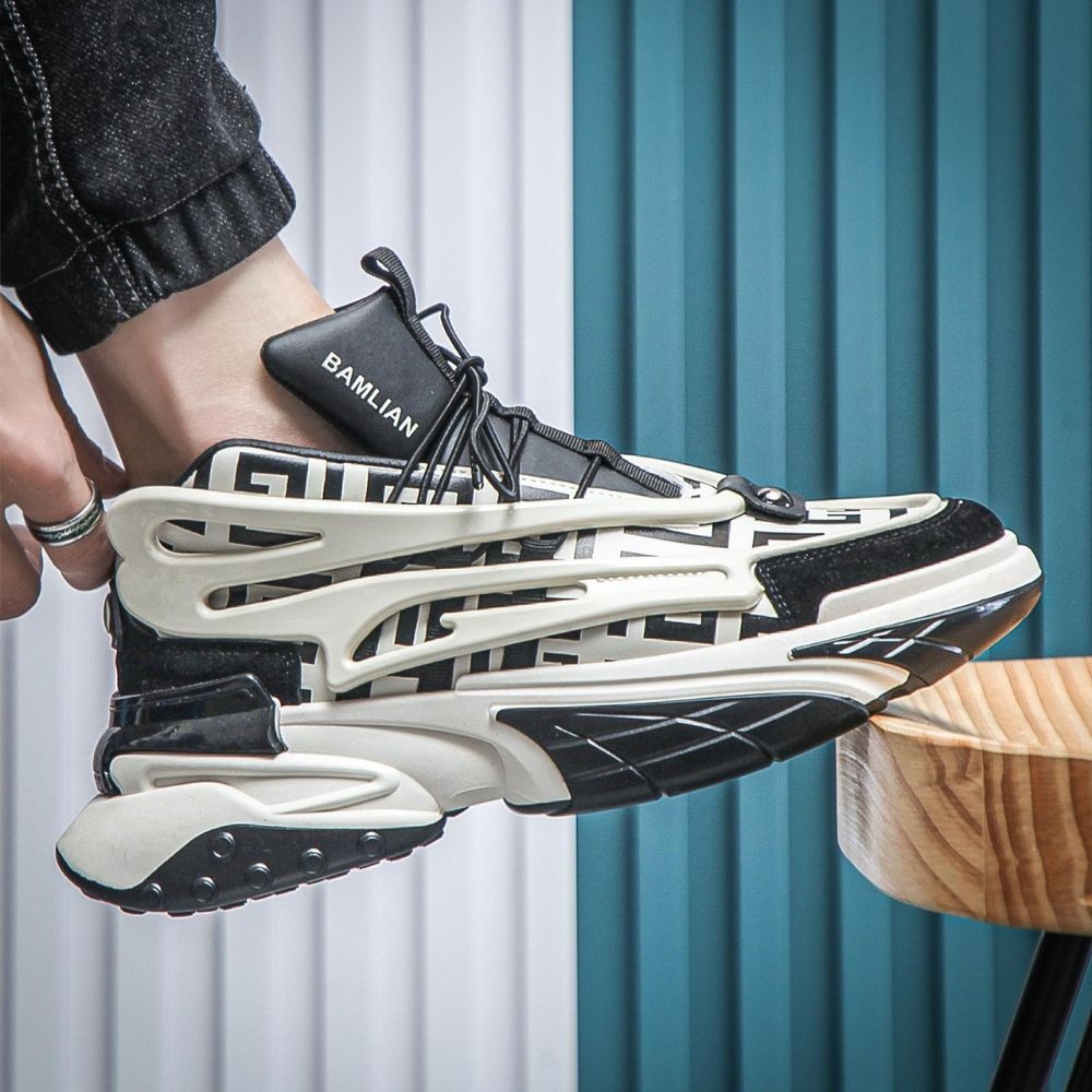 RM Fashion Muške patike Look RM582, Bež-crne