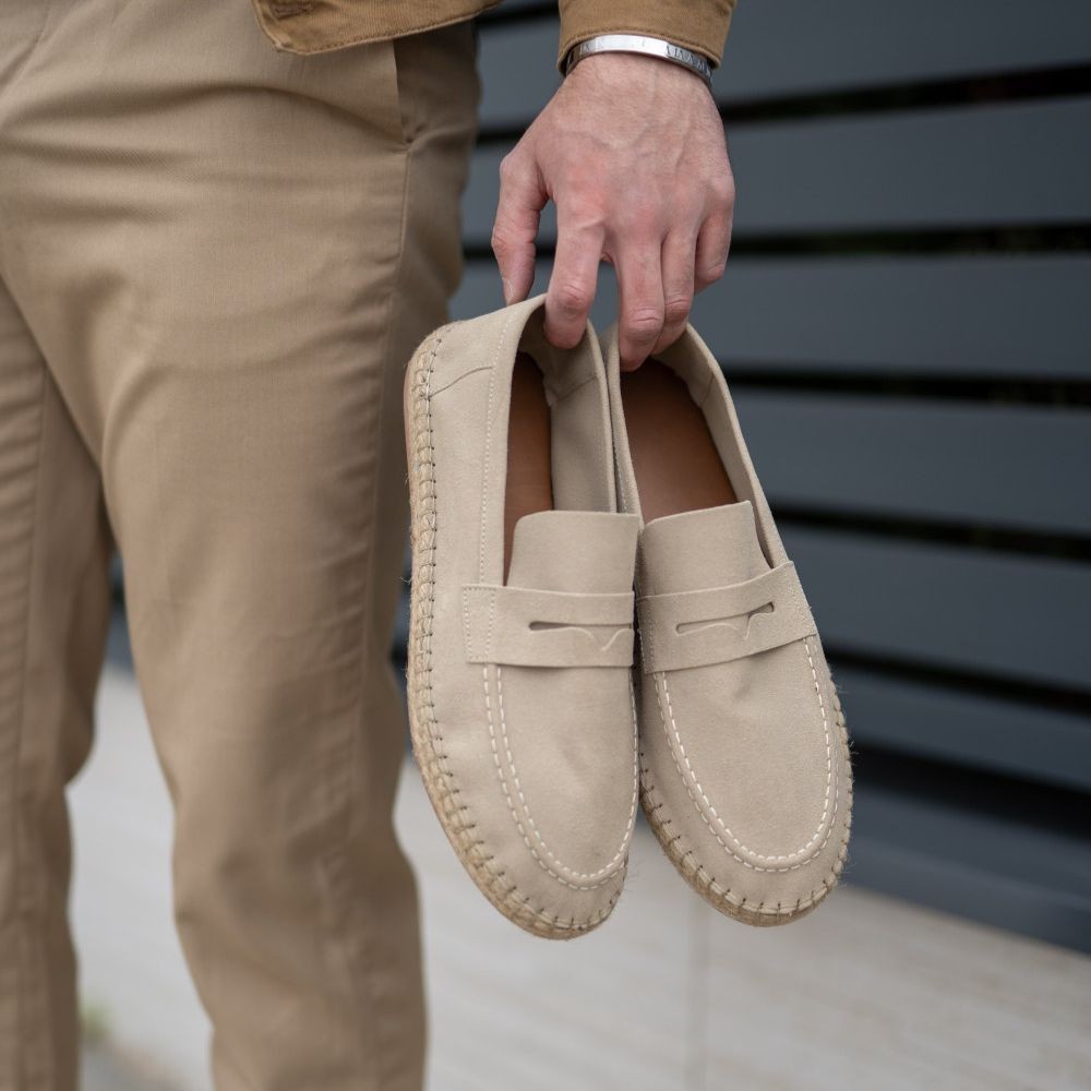 RM Fashion Muške mokasine RM705, Bež