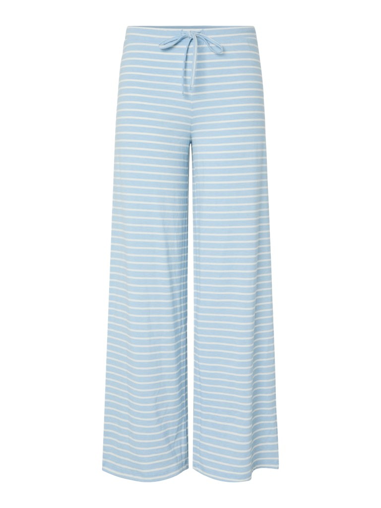 Pieces Ženske pantalone Monique, Široke nogavice, Plave