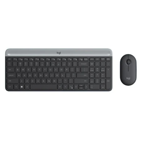 Logitech bežična tastatura i miš MK470, crni