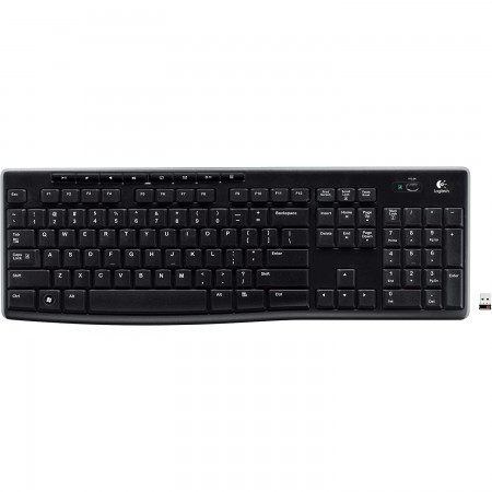 Logitech bežična tastatura K270, crno-siva