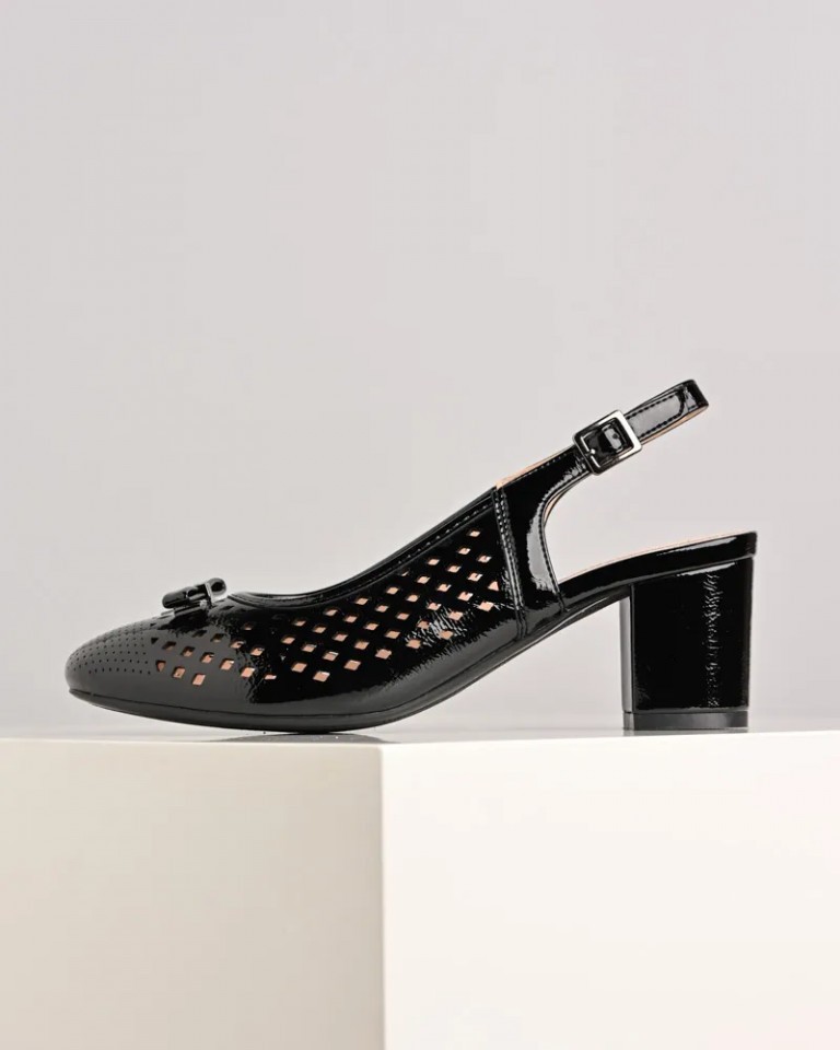 Emelie Strandberg Ženske sandale na štiklu C2548, Crne