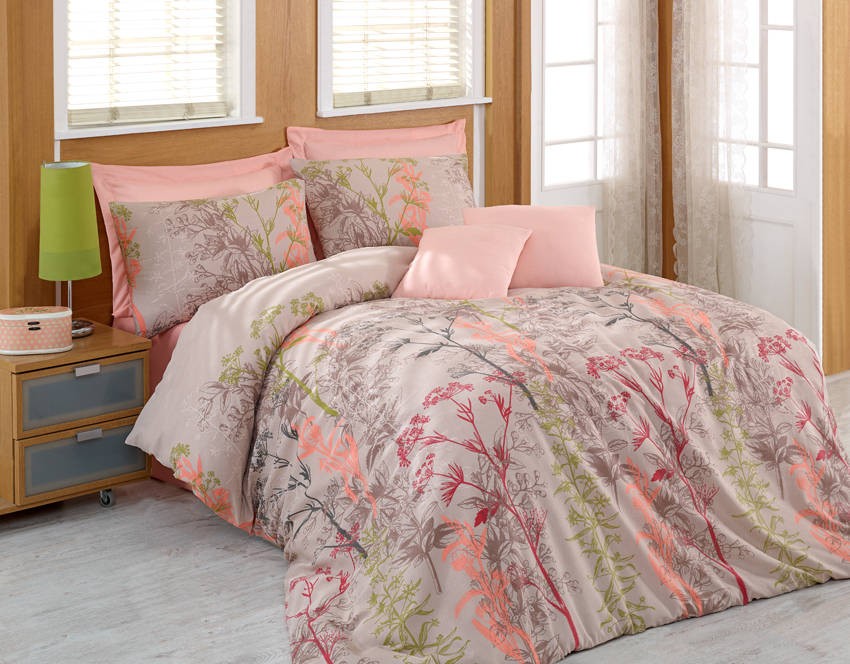 L'essentiel Maison Komplet posteljine Urla, 160x220cm, Roze