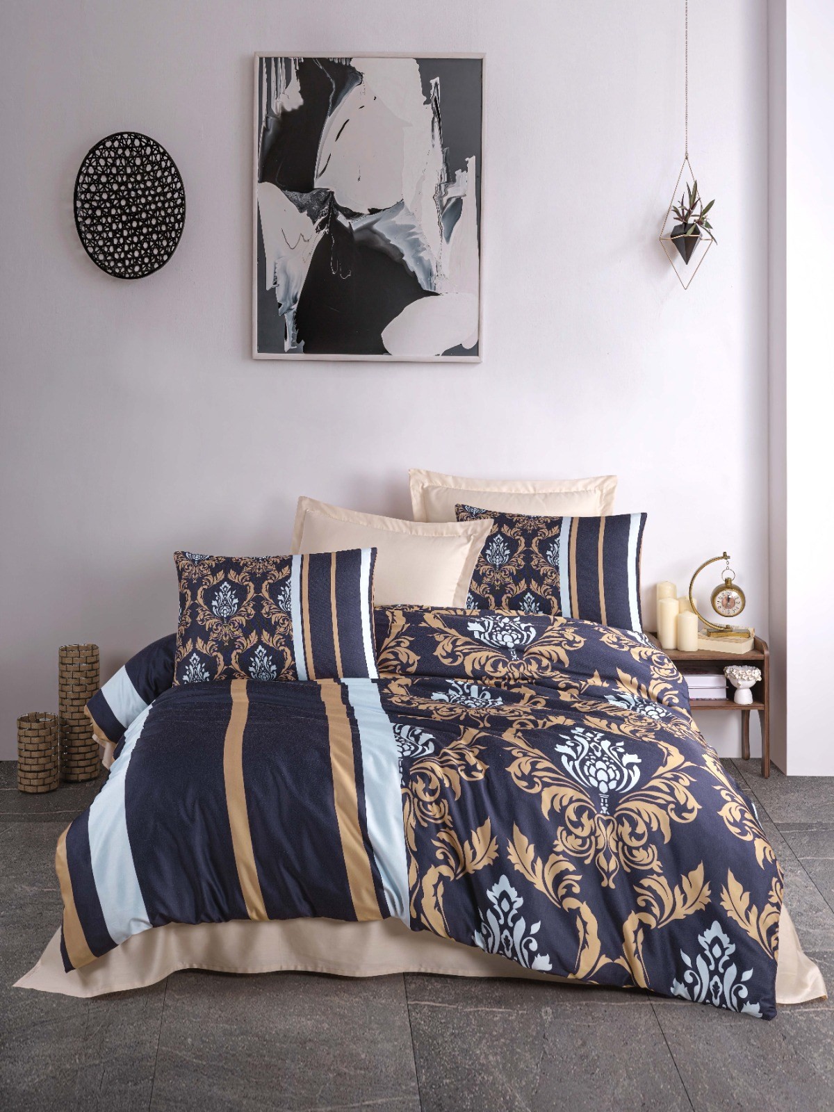 L'essentiel Maison Komplet posteljine 487, 160x220cm, Teget