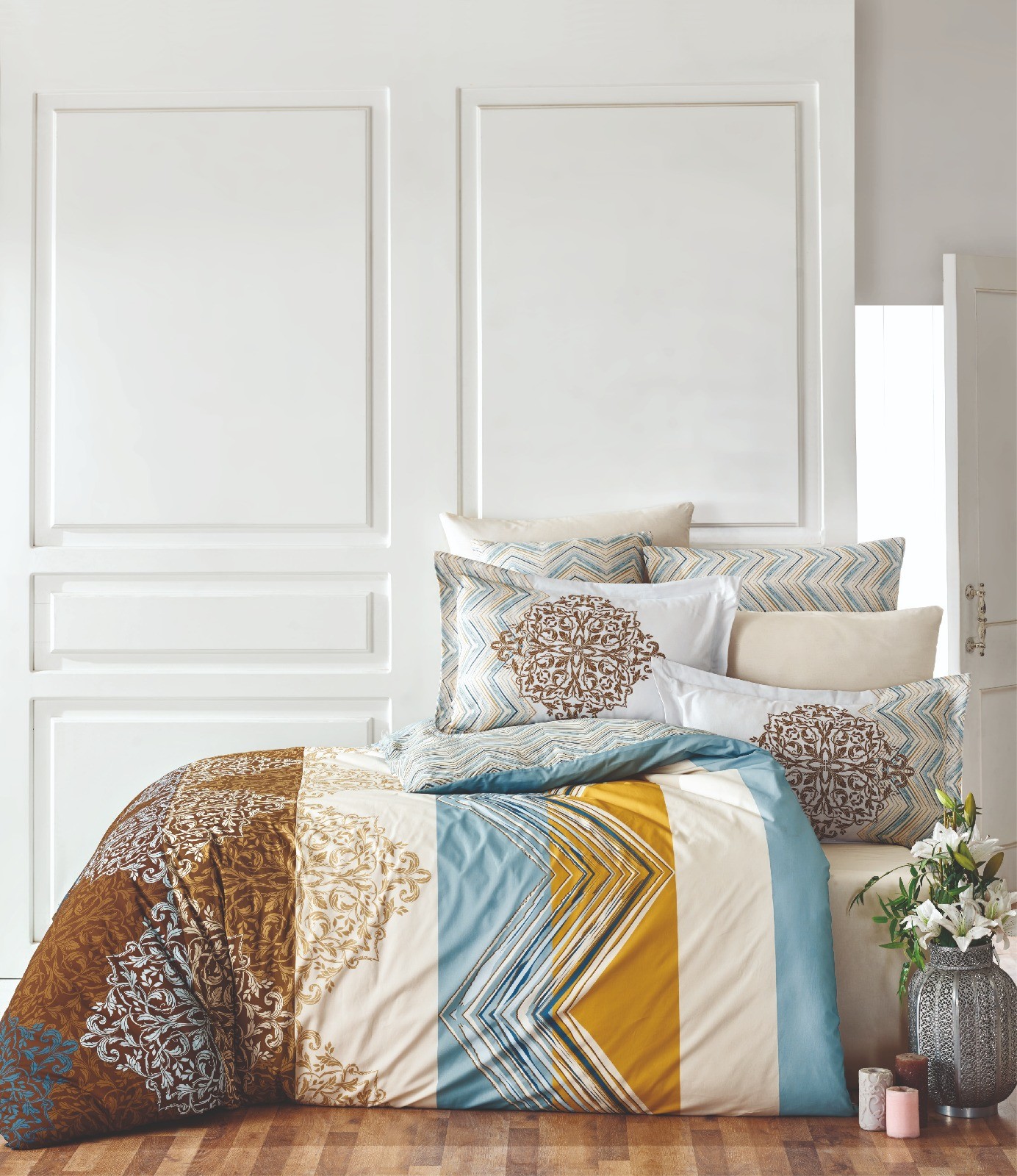 L'essentiel Maison Komplet posteljine Julia, 160x220cm, Šarena