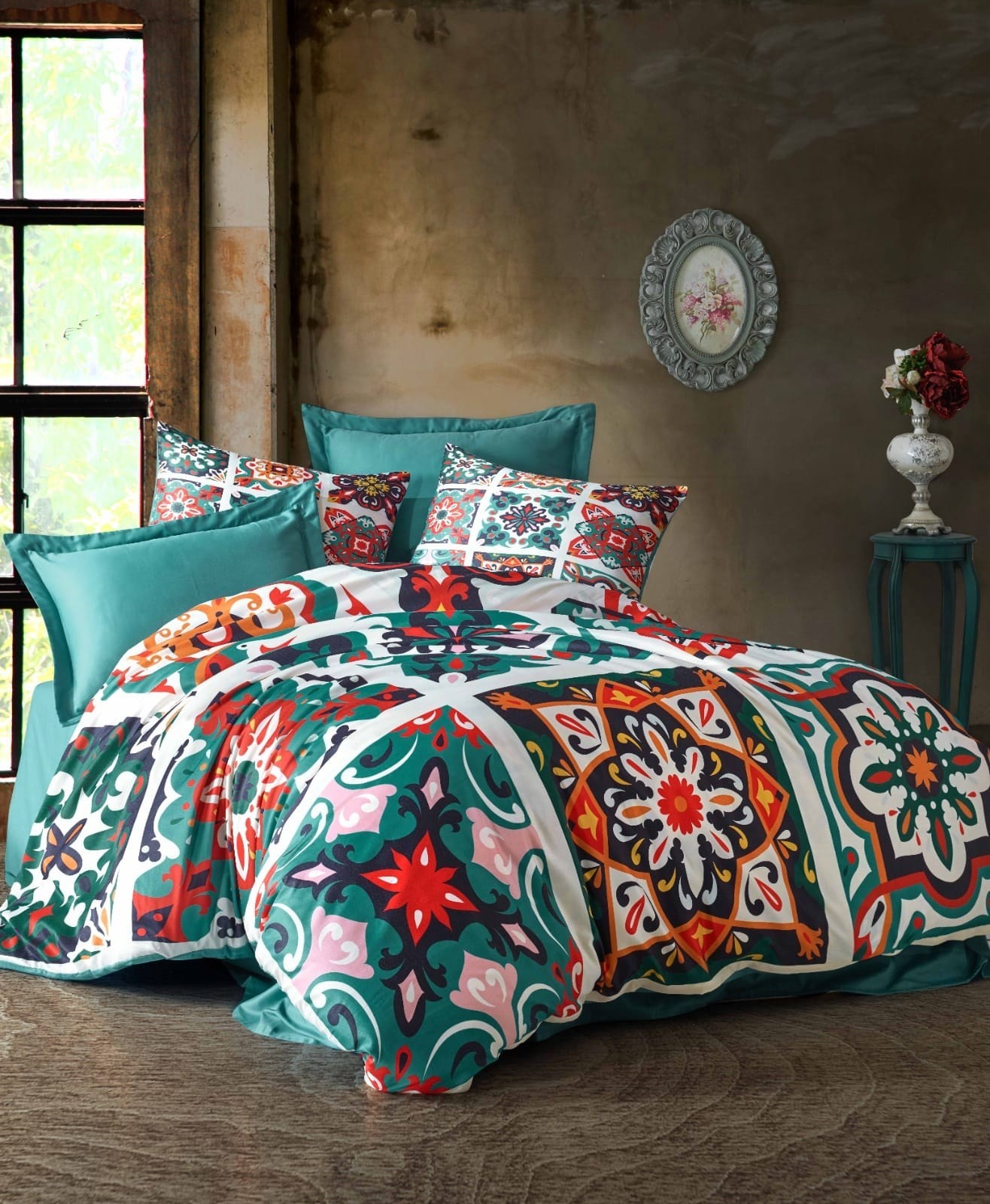 L'essentiel Maison Set Double posteljine 477, 200x220cm, Zeleni