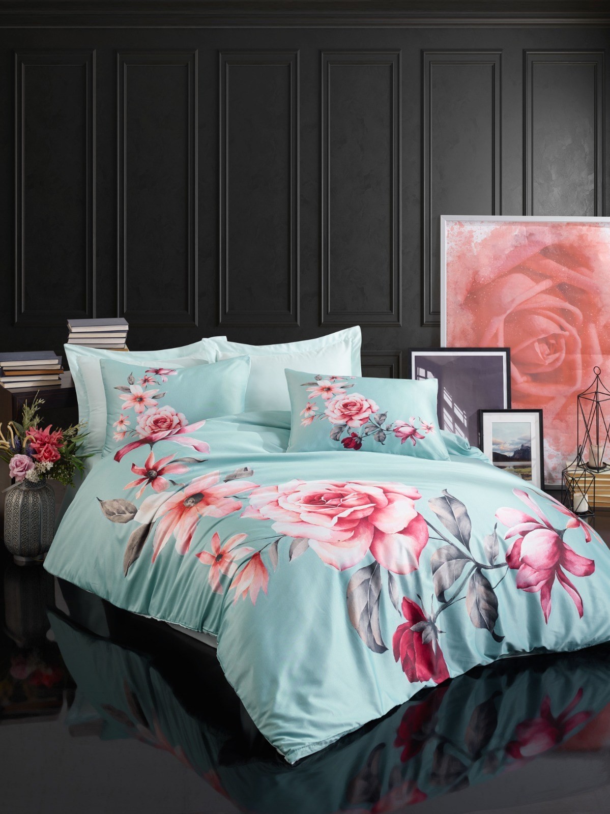 L'essentiel Maison Set Double posteljine 482, 200x220cm, Tirkizna