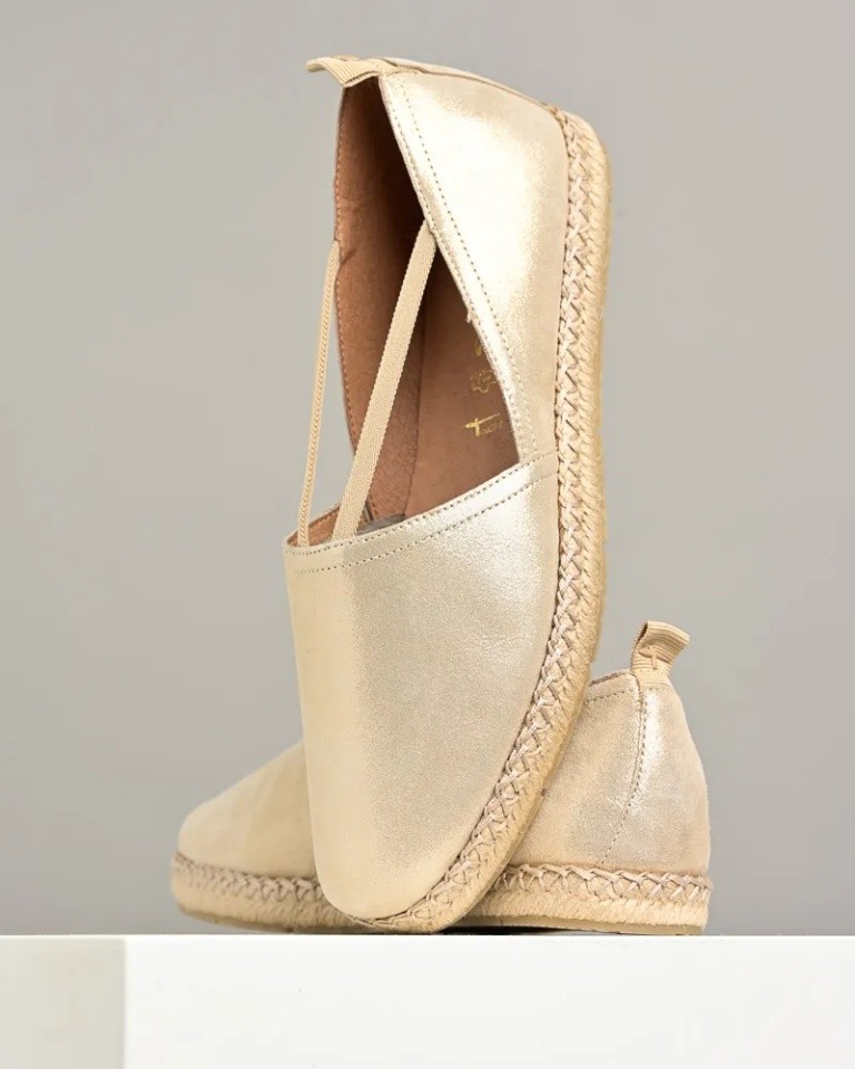 Tamaris Ženske espadrile 1-24620-44, Zlatne boje