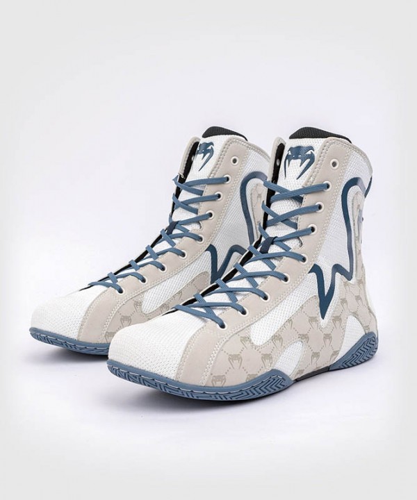 Venum Muške patike za boks Elite Monogram, Belo-bež